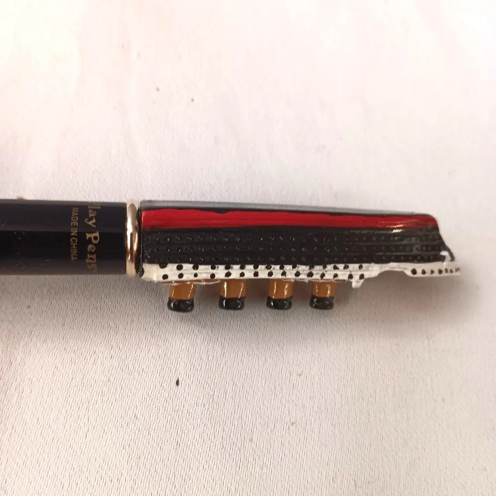 Play Pens RMS Titanic Ship 3D Sculptural‎ Ballpoint Pen Black Gold Nautical Gift